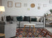 Sara Black Orange Bright Southwest Rug - Furniture Depot