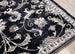 Sara Black Grey Elegant Traditional Rug - Furniture Depot