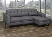 Load image into Gallery viewer, Katie RHF Sleeper Sectional - Grey Linen - Furniture Depot