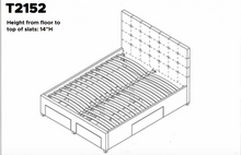 Load image into Gallery viewer, Schuetz Tufted Upholstered Low Profile Storage Platform Bed - Furniture Depot