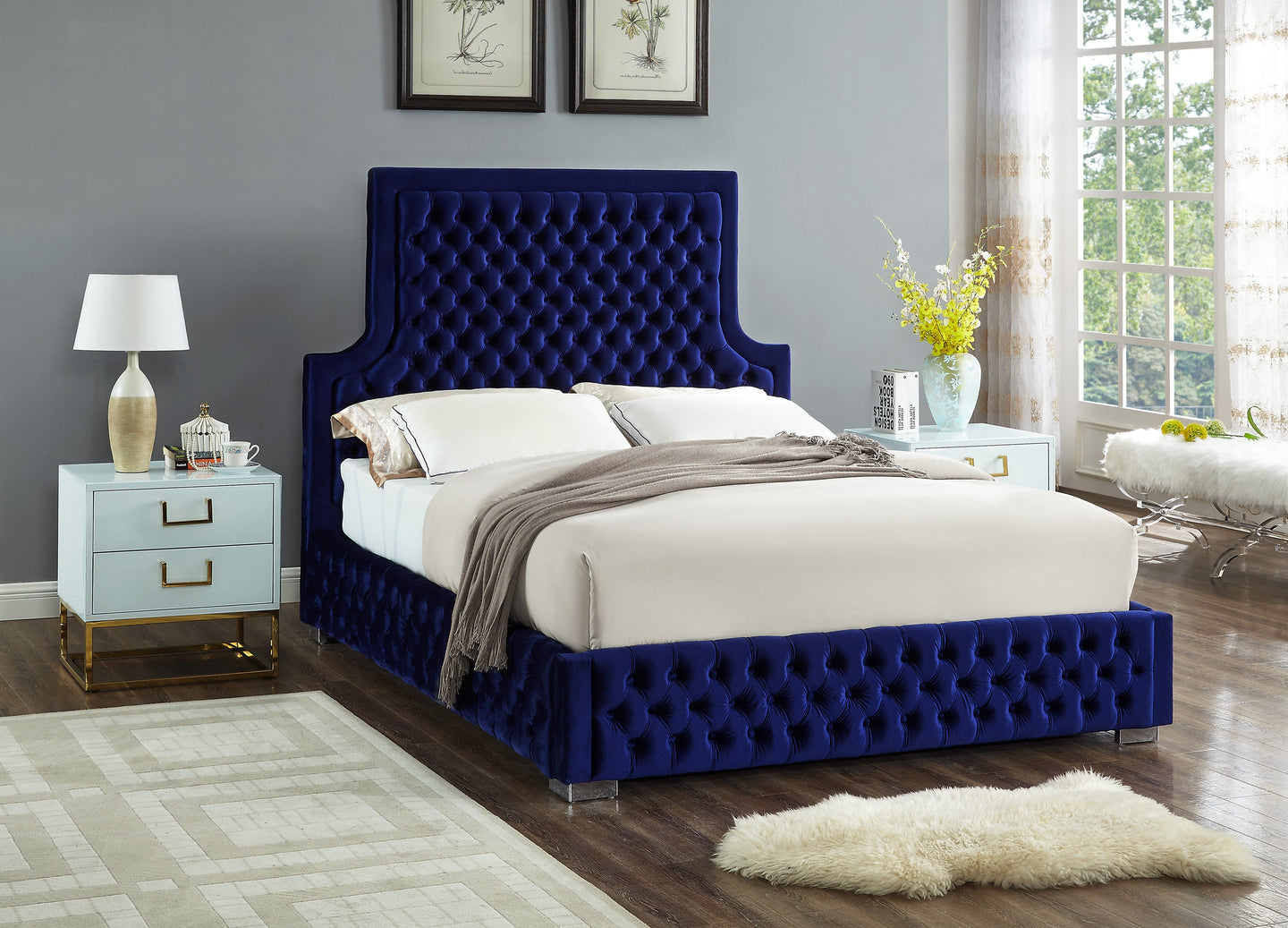 Sedona Velvet Bed - Sterling House Interiors (7679026430200)