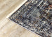 Serene Blue Cream Dual Medallion Rug - Furniture Depot