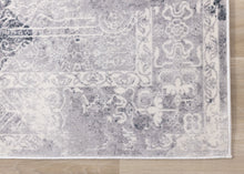 Load image into Gallery viewer, Sidra Blue Grey Chic Transitional Soft Touch Rug - Furniture Depot