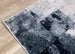 Sidra Cream Grey Blue Distressed Squares Rug - Furniture Depot