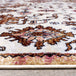 Sidra Cream Orange Beige Traditional Rug - Furniture Depot