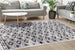 Sidra Grey Cream Yellow Geometric Pattern Rug - Furniture Depot