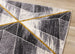 Soho Grey White Yellow Shaded Diamonds Rug - Furniture Depot