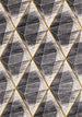 Soho Grey White Yellow Shaded Diamonds Rug - Furniture Depot