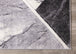 Soho Grey White Geometric Marble Rug - Furniture Depot