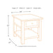 Tyler Creek End Table - Grayish Brown/Black - Furniture Depot (1645114228789)