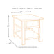 Tyler Creek End Table - Grayish Brown/Black - Furniture Depot (1645114228789)