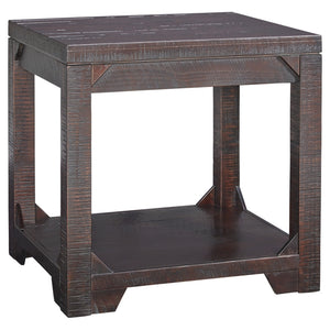 Rogness End Table - Rustic Brown - Furniture Depot (1645126156341)