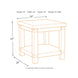 Carynhurst End Table - White Wash Gray - Furniture Depot (1645170622517)