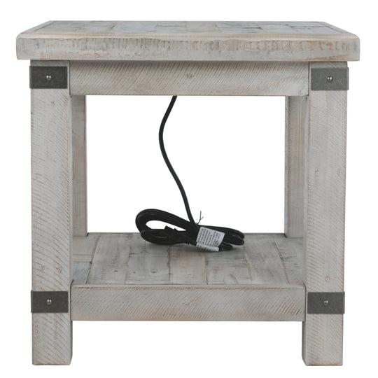 Carynhurst End Table - White Wash Gray - Furniture Depot (1645170622517)