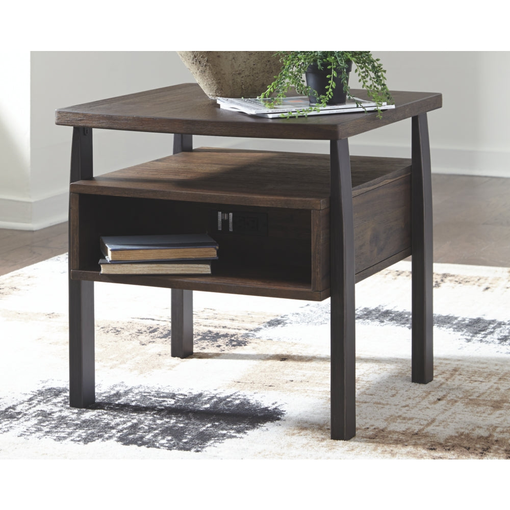Vailbry End Table - Brown - Furniture Depot (1645176815669)