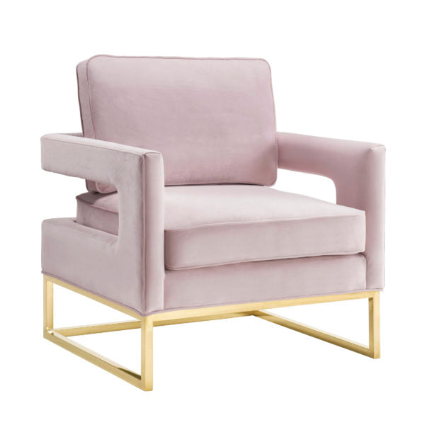 Avery Velvet Club Chair - Furniture Depot (7674093666552)