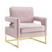 Avery Velvet Club Chair - Furniture Depot (7674093666552)