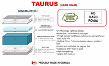 Load image into Gallery viewer, Taurus High Density Pillow top 1 side -King Mattress - Furniture Depot