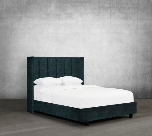 Rose Upholstered Low Profile Platform Bed - Furniture Depot (7668956922104)