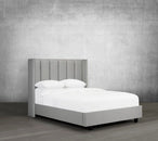 Rose Upholstered Low Profile Platform Bed - Furniture Depot (7668956922104)