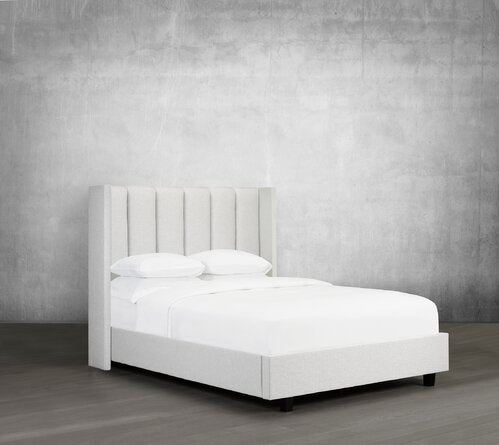 Rose Upholstered Low Profile Platform Bed - Furniture Depot (7668956922104)