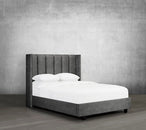 Rose Upholstered Low Profile Platform Bed - Furniture Depot (7668956922104)