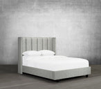 Rose Upholstered Low Profile Platform Bed - Furniture Depot (7668956922104)