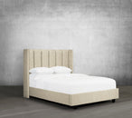 Rose Upholstered Low Profile Platform Bed - Furniture Depot (7668956922104)