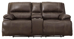 Ricmen PWR REC Loveseat/ADJ Headrest - Walnut - Furniture Depot (6222747631789)