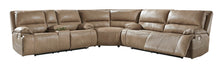 Load image into Gallery viewer, Ricmen 2 Seat PWR REC Sofa , Loveseat with ADJ HDREST &amp; Wedge - Putty - Furniture Depot
