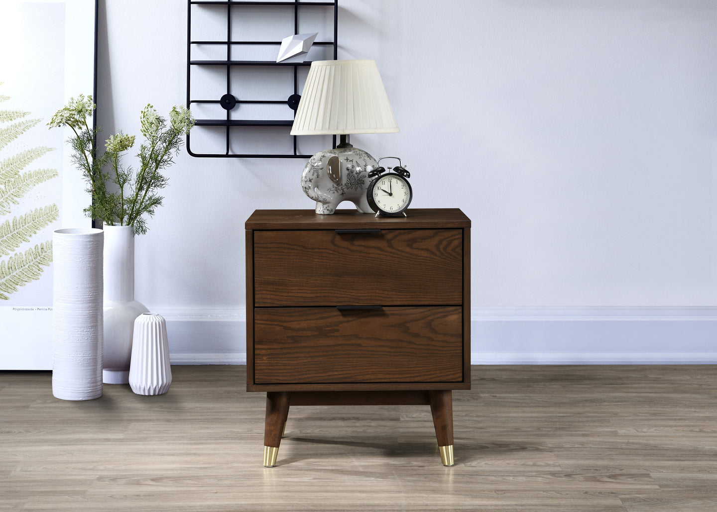 Vance Walnut Night Stand - Furniture Depot (7679026561272)