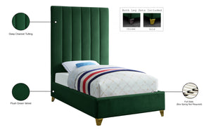 Via Velvet Bed - Furniture Depot (7679026692344)