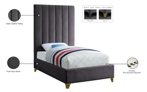 Via Velvet Bed - Furniture Depot (7679026692344)