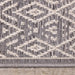 Vista Grey Cream Tribal Indoor/Outdoor Rug - Furniture Depot