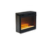 Fireplace Insert Glass/Stone - Black - Furniture Depot