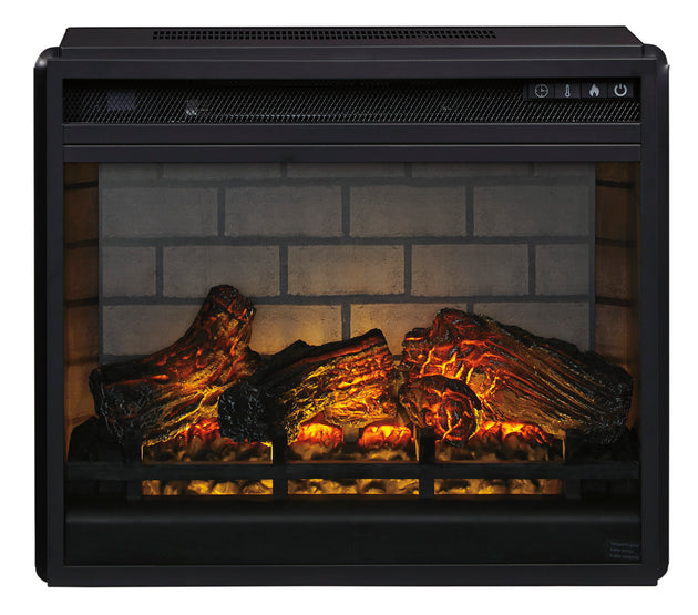 Fireplace Insert Infrared - Black - Furniture Depot