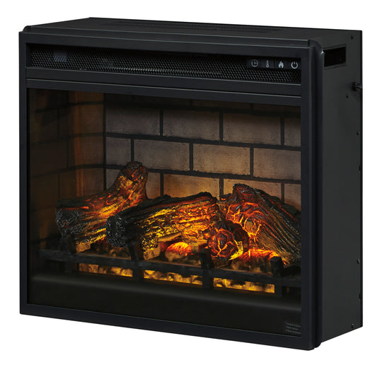 Fireplace Insert Infrared - Black - Furniture Depot