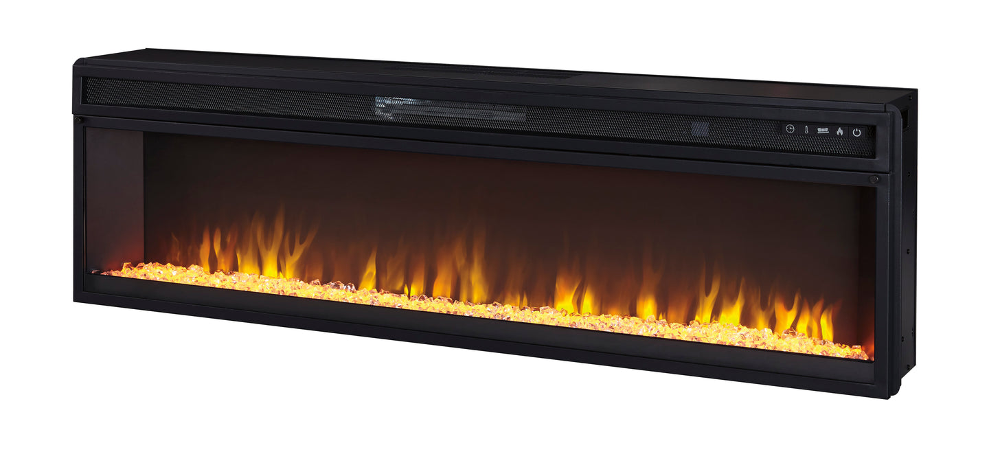 Fireplace Insert - Black-Wide - Furniture Depot (6705963401389)