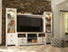 Willowton 4 Pc LG TV Stand Unit - Whitewash - Furniture Depot (6707858210989)