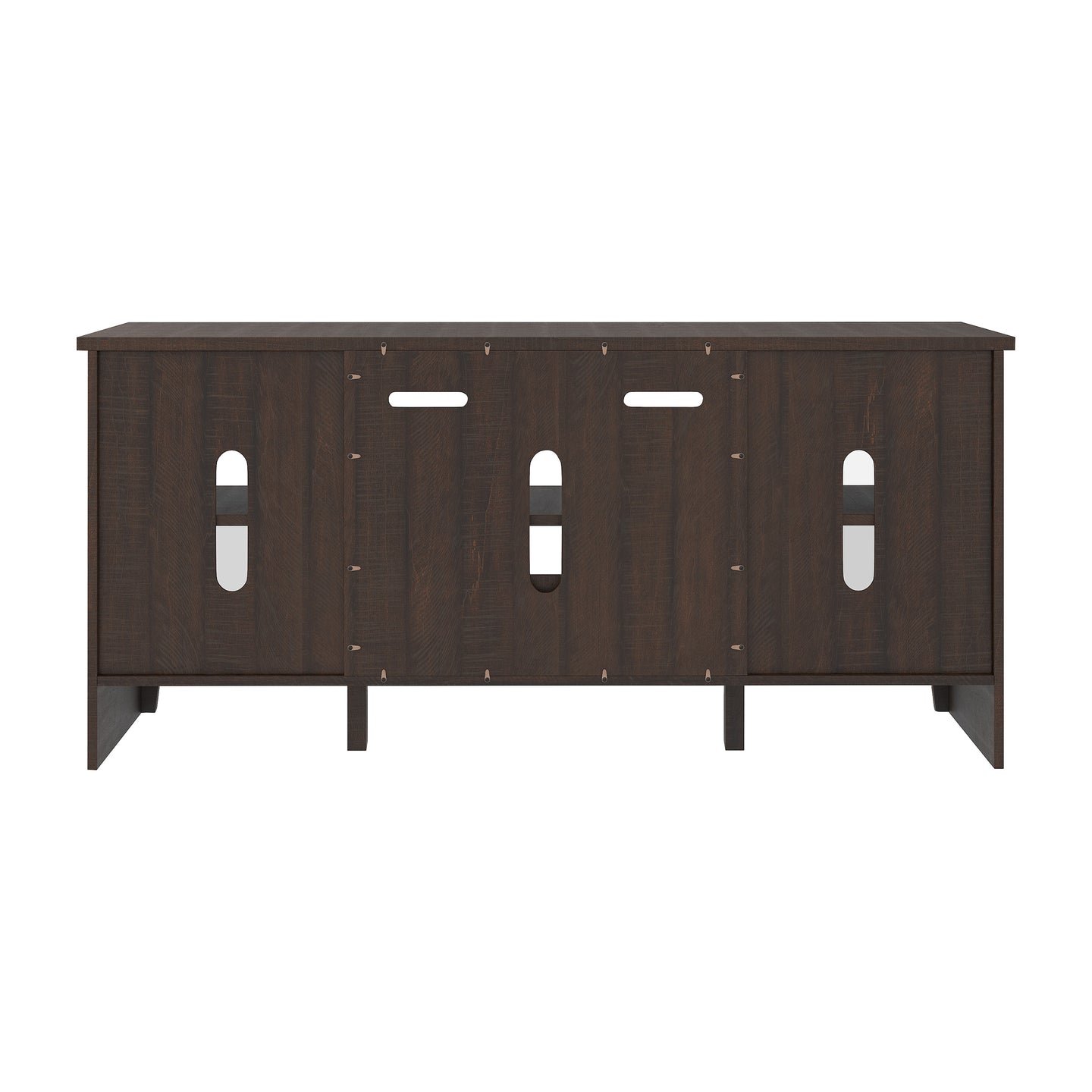 Camiburg LG TV Stand w/Fireplace Option - Warm Brown - Furniture Depot