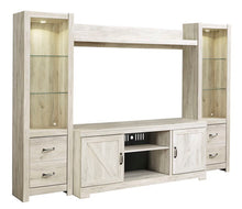 Load image into Gallery viewer, Bellaby 4 pc Entertainment Center - Whitewash - Furniture Depot