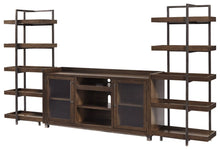 Load image into Gallery viewer, Starmore 3-Piece Entertainment Center - Brown/Gunmetal - Furniture Depot