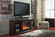 Load image into Gallery viewer, Chanceen 60&quot; TV Stand with Electric Fireplace - Furniture Depot (7858645303544)