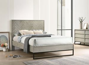 Weston Grey Stone King Bed (3 Boxes) - Furniture Depot (7679026823416)