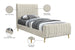 Zara Velvet Bed (3 Boxes) - Furniture Depot