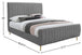 Zara Velvet Bed (3 Boxes) - Furniture Depot