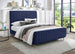 Zara Velvet Bed (3 Boxes) - Furniture Depot