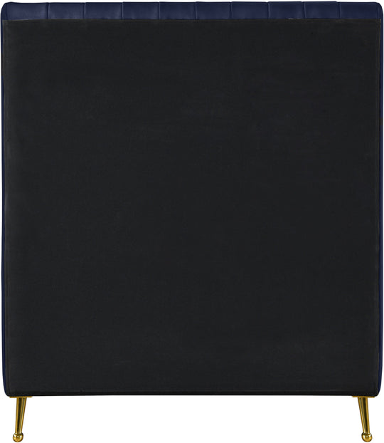 Zara Velvet Bed (3 Boxes) - Furniture Depot