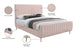 Zara Velvet Bed (3 Boxes) - Furniture Depot