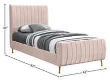 Load image into Gallery viewer, Zara Velvet Bed (3 Boxes) - Furniture Depot